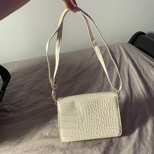 Faux snake skin purse